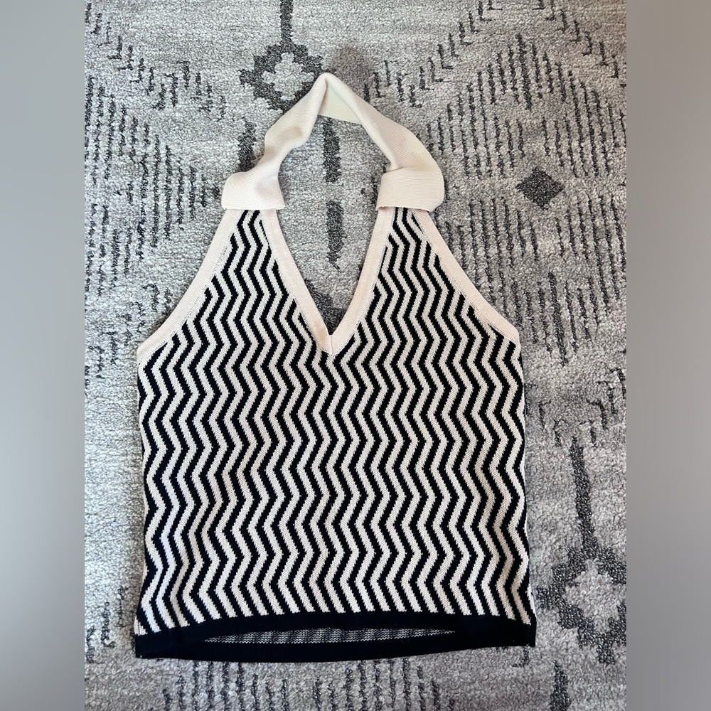 Sweater Halter Top
